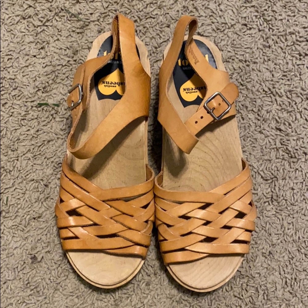 Swedish has been sandals, tan, size 41
